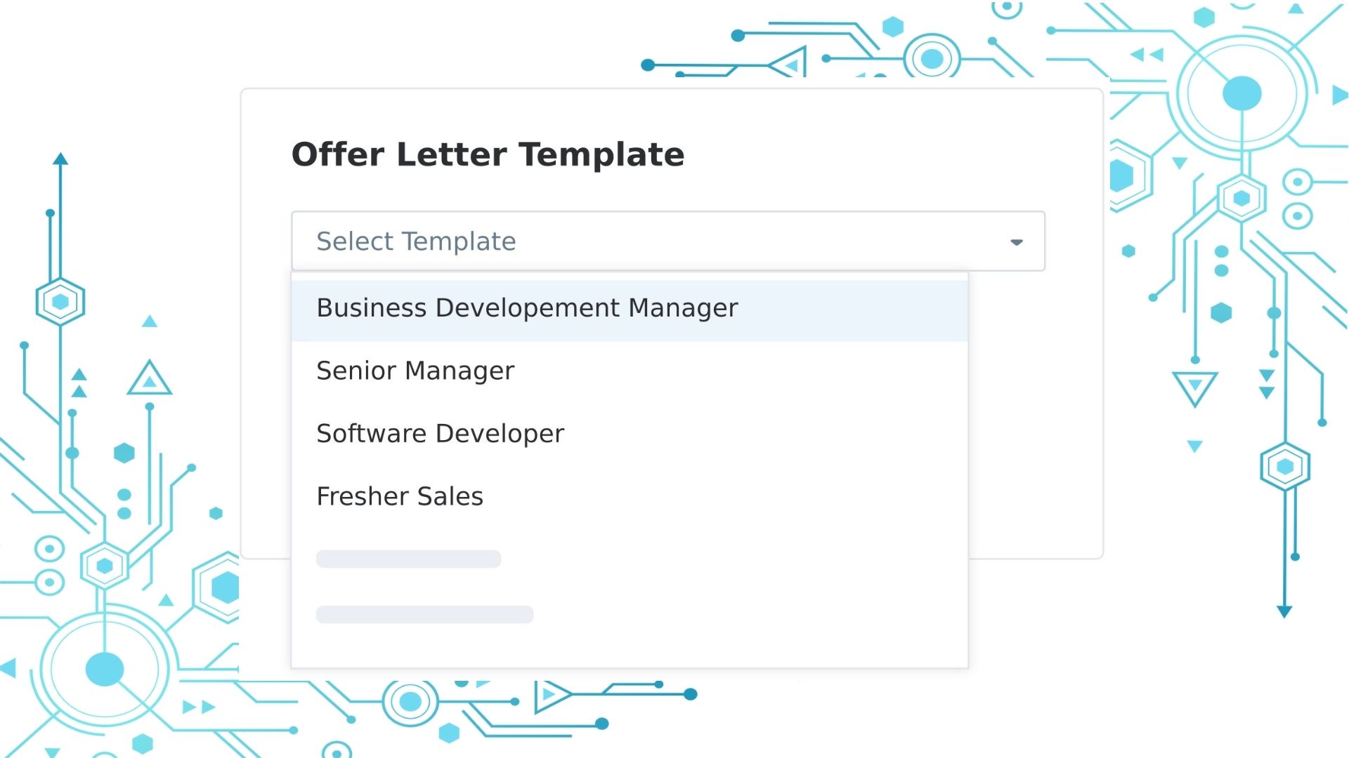 hiring and onboarding-offer management-Offer letter templates