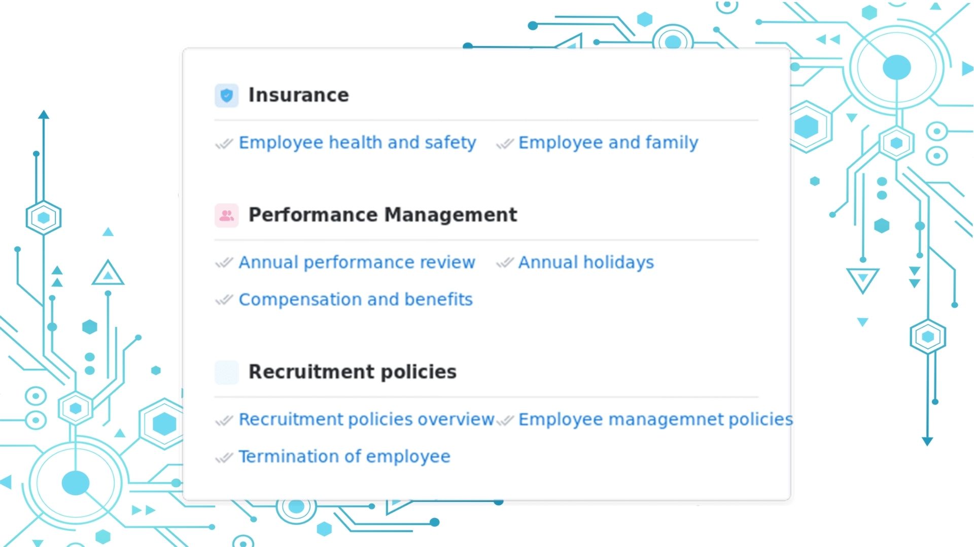 human resources policy-document