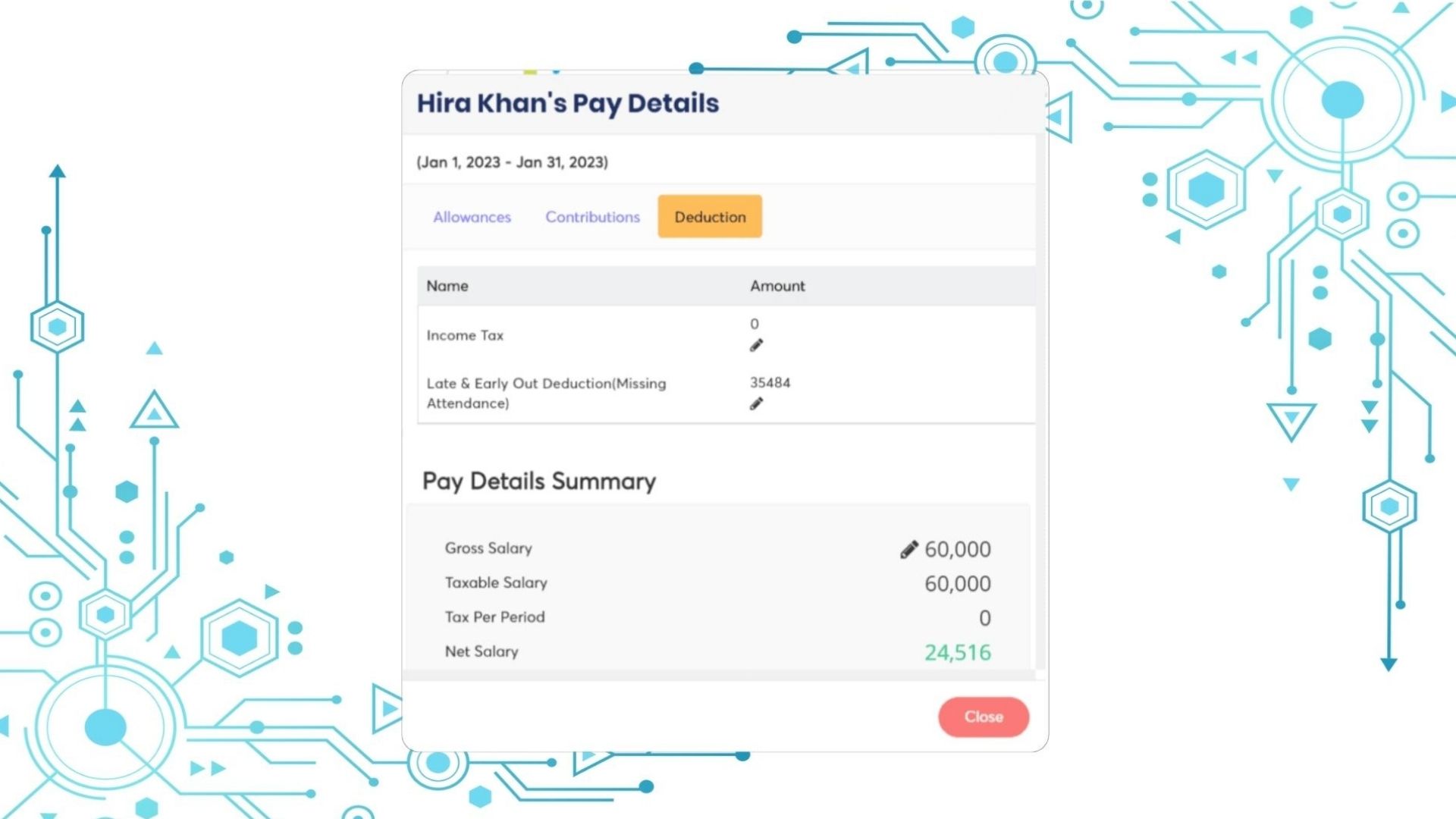 time and attandence Leave Management-INTEGRATION OF PAYROLL