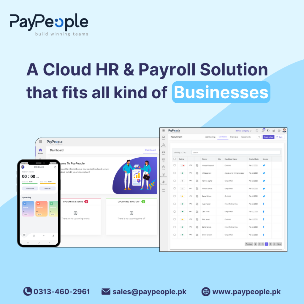 Best HR and Payroll software in Pakistan