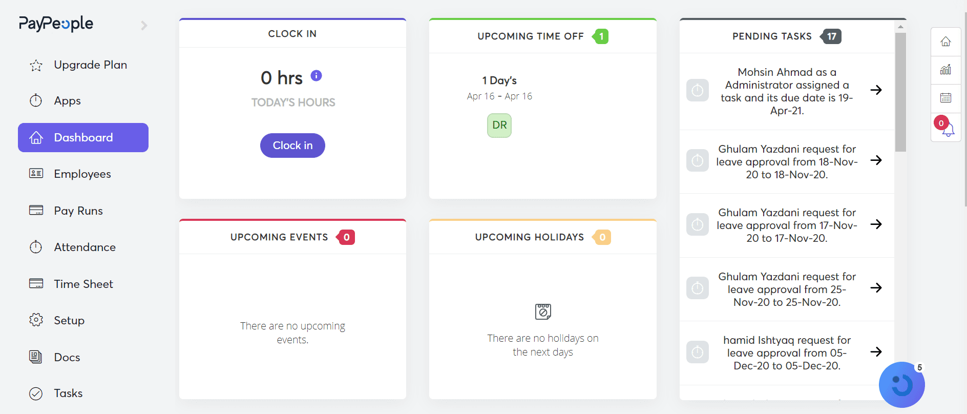 HR professionals in Pakistan using cloud-based payroll software in Pakistan for automated salary processing.