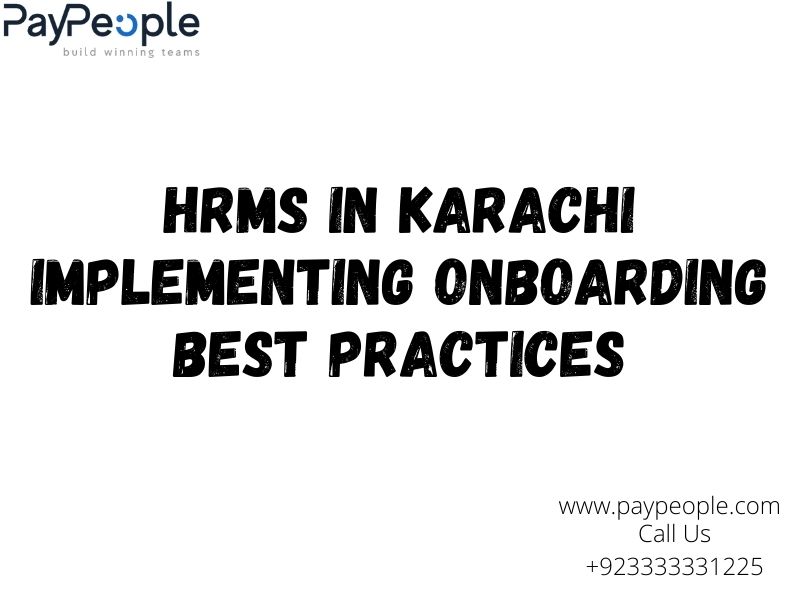 HR professionals in Karachi using HRMS in Karachi dashboard for digital employee onboarding.